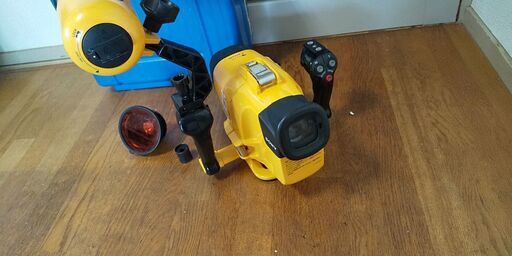 水中☆ダイビング用カメラ☆SONY☆ソニー☆MPK-DVF☆75m☆HVL-ML20☆マリンパック☆ビデオカメラ☆イト☆セット☆MARINE☆PACK☆LIGHT☆動作未確認☆現状品