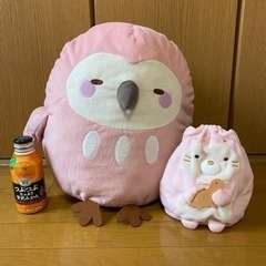 すみっコぐらし　大きいぬいぐるみ　巾着