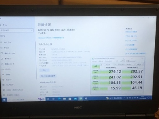 NEC VersaPro VK23TX-C Corei5 4GB SSD128GB Windows10pro