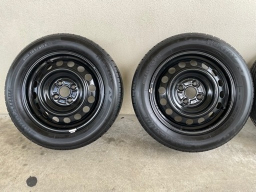 185/60R15 鉄チンホイール付 4本