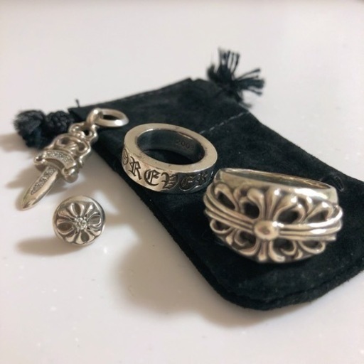 【12点セット】クロムハーツ リング チャーム ピアス 12点セット】クロムハーツ リング チャーム ピアス