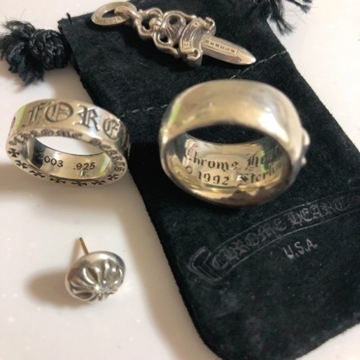 【12点セット】クロムハーツ リング チャーム ピアス