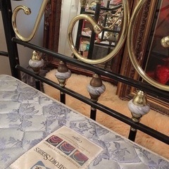 豪華 ゴージャス ロココ 輸入 パイプベッド ベット 姫 プリンセス 希少 稀少 豪華ゴージャス ロココ 輸入 パイプベッド ベット 姫 プリンセス 希少 稀少