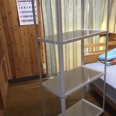 「決まりました」スチールラック4段　大きめの画像