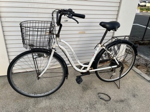 不要のため　自家用自転車をお売り致します　6段変速