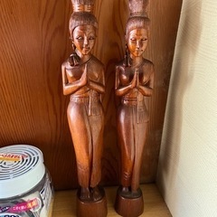 インドネシア　バリ　木彫刻の画像