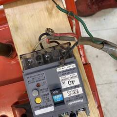 ニッサルコ　CM-7050　富士　日立　200ｖ　0.75kw　約100？　動作OK　スイッチ付　NISSALCO　動力　コンプレッサーの画像