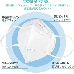 【5層構造】5層構造不織布マスク　個包装42枚の画像