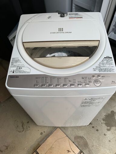 最短当日配送可★無料で配送及び設置いたします★東芝　洗濯機 AW-6G3 6キロ 2016年製★TOS002
