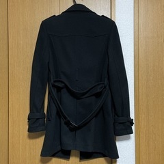 値下げ【M】黒コート　の画像