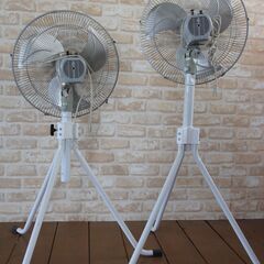 作業場にどうですか、業務用扇風機２台まとめて。【実働】の画像