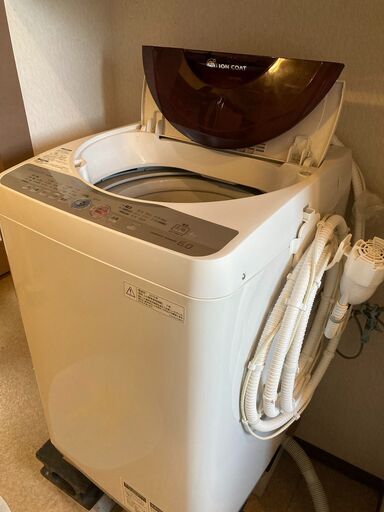 洗濯機　シャープ　ES-GE60K