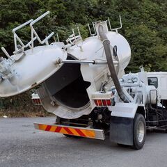 強力吸引車　車検令和５年１０月１４日まで　バキュームダンパー　兼松エンジニアリング　バキューム車の画像