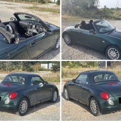 値下げしました！車検R6年8月、乗らなくなったので外装悪いですがマニュアルコペン激安で譲りますの画像