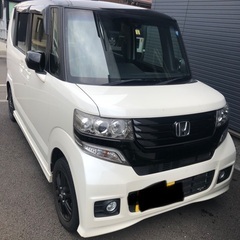 N-BOX カスタム　GAパーケージ　4WD 26年車　7.4万キロ　車検新規2年付き　ルーフ黒ツートン　ワンオーナーの画像