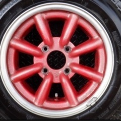夏なので値下げ　ワタナベ　旧車　114.3 14 6J　2本の画像