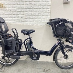 お買い得品 ヤマハパスキッス 20インチ 3人乗り電動自転車 子供