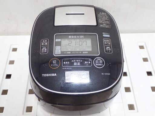 東芝 真空圧力IHジャー炊飯器 RC-10VQM-K