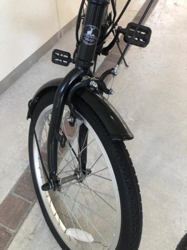 【美品】人気CAPTAIN STAG折りたたみ自転車