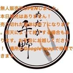 メダカ無人販売所