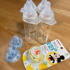 哺乳瓶、新品おしゃぶり、乳首、肌着