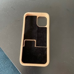 iPhone12mini ウッドケース 未使用の画像