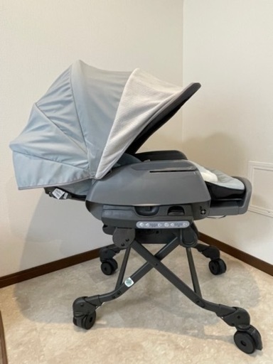 【美品】コンビ ホワイトレーベル ネムリラ AUTO SWING BEDi Long スリープシェル EG