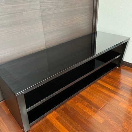 【決まりました】テレビ台 120cm ガラス天板