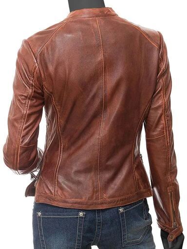 羊革クロスポケットワックスジャケット Sheep Leather Cross Pocket Waxed Jacket