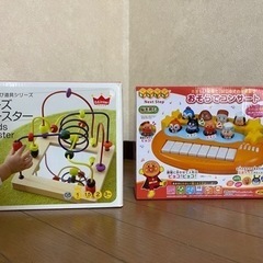 アンパンマン ピアノ　ビーズコースター　セット