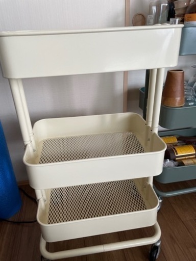 IKEA RASKOG ワゴン　ロースコグ　クリーム