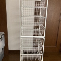 【あげます0円無料】IKEA4段ラック2個セットの画像
