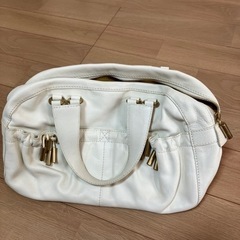 白のバックの画像
