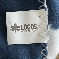 LOGOS ブランケット ネイビーの画像