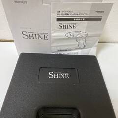 【6570】LED付き 電動コンパクトドライバー SHINE VS-BTL802 白 ホワイト ケース付き 未使用品 通電確認済み ジャンク品 の画像