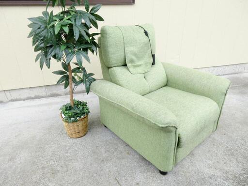 引取限定商品！場所・川口市☆T2132☆ 電動  リクライニングソファー １人掛け ファブリック