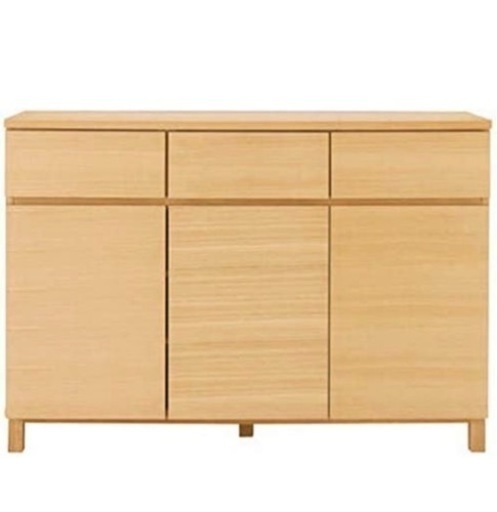 無印良品　オーク材キャビネット