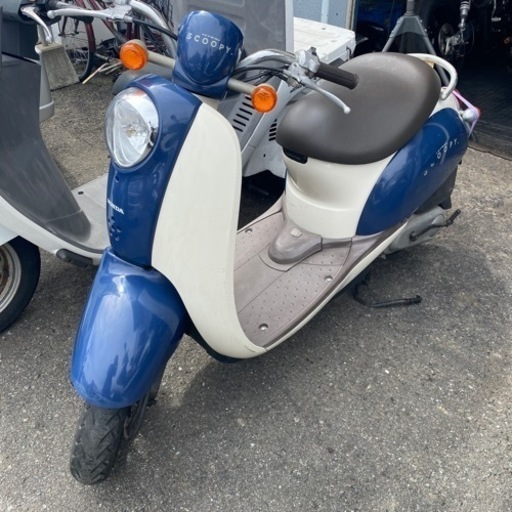 HONDA スクーピー　実動　セル始動　4サイクル　原付メットインスクーター　レトロクラシックバイク　福岡市南区