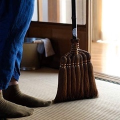 棕櫚箒　ホウキの画像
