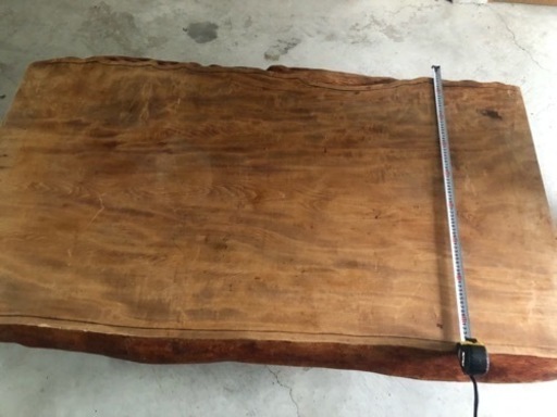 天然・トチノキ（栃ノ木・栃木）・テーブル・1枚