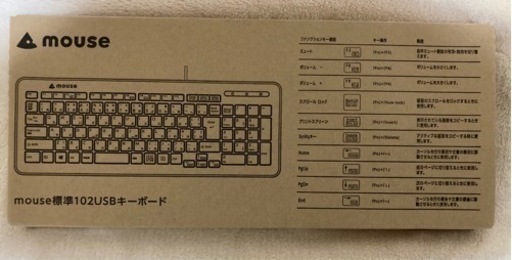 新品未使用 mouse 標準102USBキーボードNBL102UBK2 マウスコンピューター