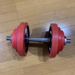 ダンベル 20kg  シャフト×1、プレートセット×6