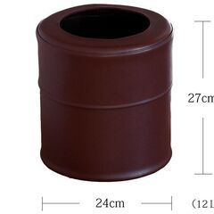 〈お譲り確定〉ゴミ箱 PVCレザーゴミ箱　pinoco Mサイズの画像