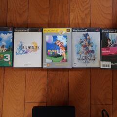 PS2とゲーム5本の画像