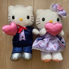ぬいぐるみ(ミッキー、キティペア、シロ、しゃくれ)