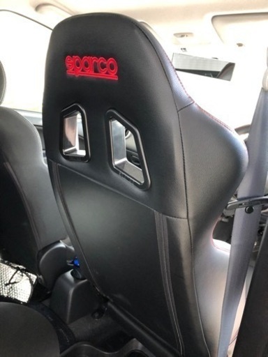 セミバケ【コルトバージョンR用レール付き】SPARCO スパルコ R100 SKY（スカイ ）リクライニング セミバケットシート