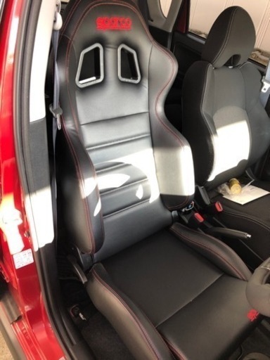 セミバケ【コルトバージョンR用レール付き】SPARCO スパルコ R100 SKY（スカイ ）リクライニング セミバケットシート