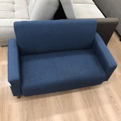 コンパクトソファー 2人掛け グレー【トレファク上福岡】