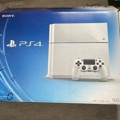 PS4ホワイト　本体の画像