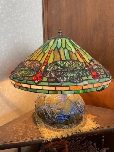 ステンドグラス　ランプ　大